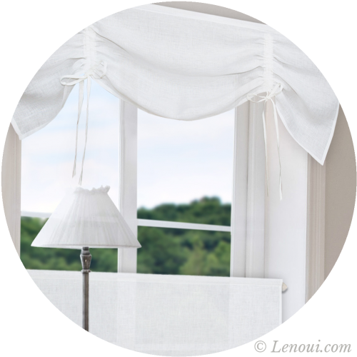 Lambrekin lniany No 07