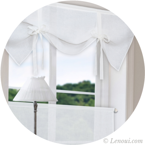 Lambrekin lniany No 09