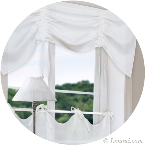 Lambrekin lniany No 11