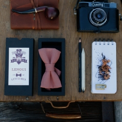 Muszka lniana antyczny róż 