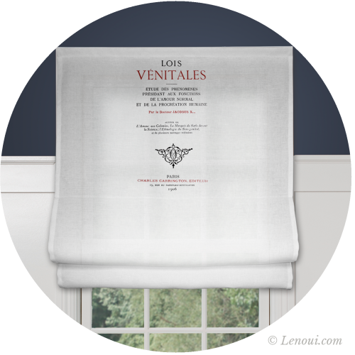 Roleta rzymska lniana No 03